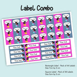 Label Combo -Little Mermaid