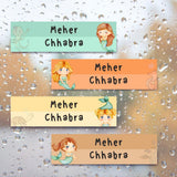 Waterproof Labels - Little Mermaid