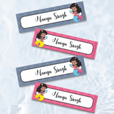 Waterproof Labels - Little Mermaid