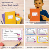 Personalized School Book Labels - Llama Love