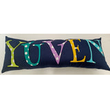 Shape Cushions- Embroidered Bolster Name Pillow