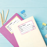 School Book Label - Magical Butterfly