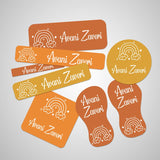 Magical Rainbow Name Labels