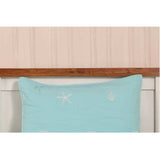 Maritime Magic Quilted Pillow