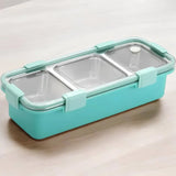 3 Compartment Meal Time Bento Lunch Box - Sports Equipment