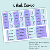 Label Combo -Mermaid