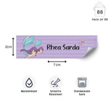 Waterproof Labels - Mermaid