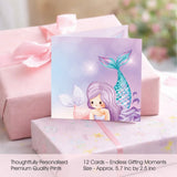 Personalised Gift Notecard - Mermaid Magic