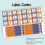 Label Combo -Mermaid queen