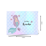 Personalised Gift Notecard - Mermaid