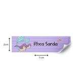 Waterproof Labels - Mermaid