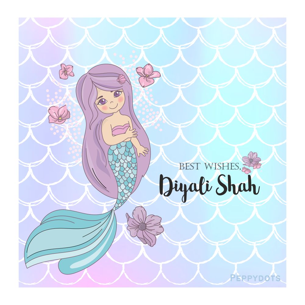 Gift Tag - Mermaid