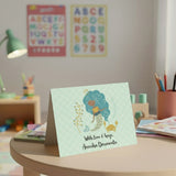 Personalised Gift Notecard - Mermaid Love