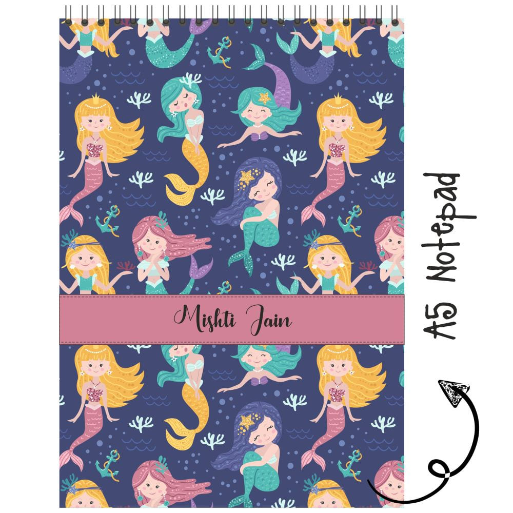 Notepad Mermaid Order Personalised Notepad Online – Popup Kids