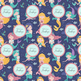 Personalised Wrapping Paper - Mermaid Pattern