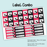 Label Combo -Mickey Mouse