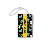 Luggage Tags - Set of 4 - Midnight Funk