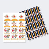 Sticker Sheet - Set of 2 - Midnight Santa