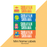 Robots - Mini Name Labels