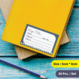 Personalized School Book Labels - Minimal Muse