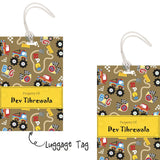 Luggage Tag - Monster Truck