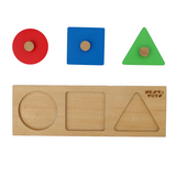 Montessori Wooden Shapes Jumbo Knob Puzzles