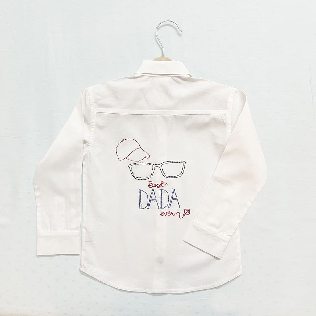 Best Dadu Ever – Personalized Formal Shirt