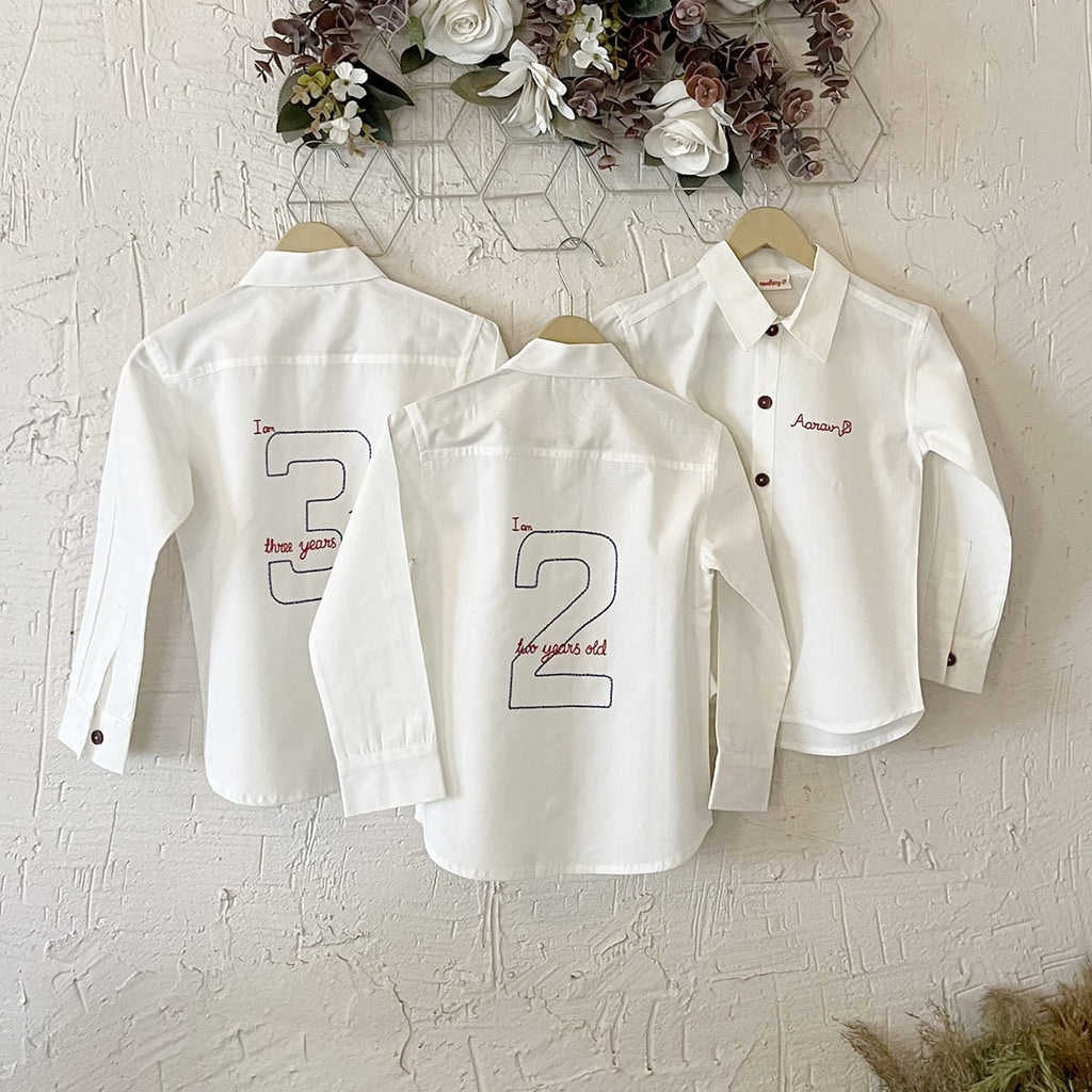 I am Two – Personalized Birthday Shirt