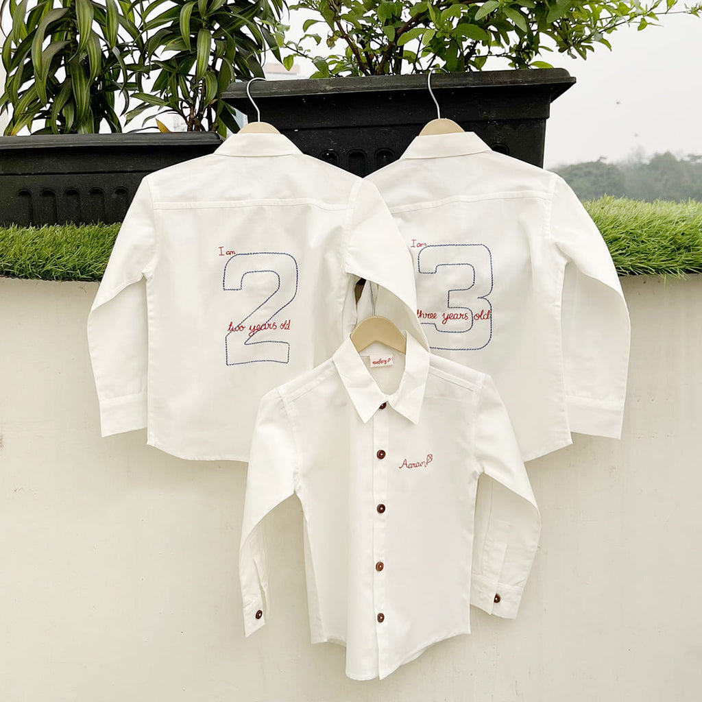 I am Two – Personalized Birthday Shirt