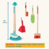 Wooden Cleaning Set (6Pcs)