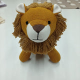 Lion Plush Toy for Kids – Snuggly Knitted Cotton Soft Toy