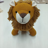 Lion Plush Toy for Kids – Snuggly Knitted Cotton Soft Toy