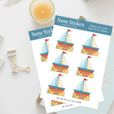 Nautical - Name Stickers