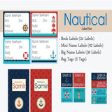 Nautical Theme Label Set