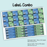 Label Combo -Nautical