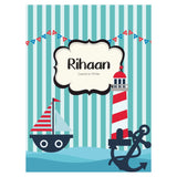 Personalized Writing Practice Book - Nautical