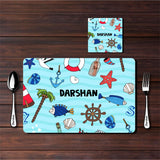 Mat Coaster Set - Nautical