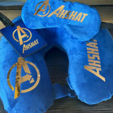 Neck Pillow Travel Set - Avengers Logo Golden