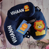 Neck Pillow Travel Set - Lion