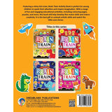 Brain Train Activity Book for Kids Age 3+ - With Colouring Pages, Mazes, Puzzles and Word searches Activities