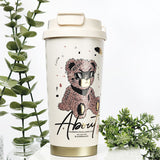 Rose Gold Ted Stainless Steel premium Insulated Detox Infuser Bottle with Tea and Fruit Infuser attachment, 520ml