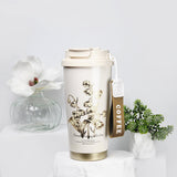 Lily Gold Stainless Steel premium Insulated Detox Infuser Bottle with Tea and Fruit Infuser attachment, 520ml