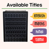 Berrybee 8-in-1 Montessori-Inspired Pre-Writing Board, Educational & Durable (Tamil)