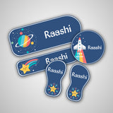 Mini Label Pack - Outerspace