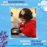 PepPlay Velvet Coloring Cards (Ocean)