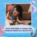 PepPlay Velvet Coloring Cards (Ocean)