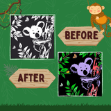 PepPlay Velvet Coloring Cards (Wild)