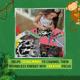 PepPlay Velvet Coloring Cards (Wild)