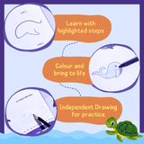 Step by Step Drawing books (Mystical Marine Life)
