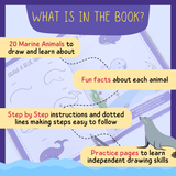 Step by Step Drawing books (Mystical Marine Life)